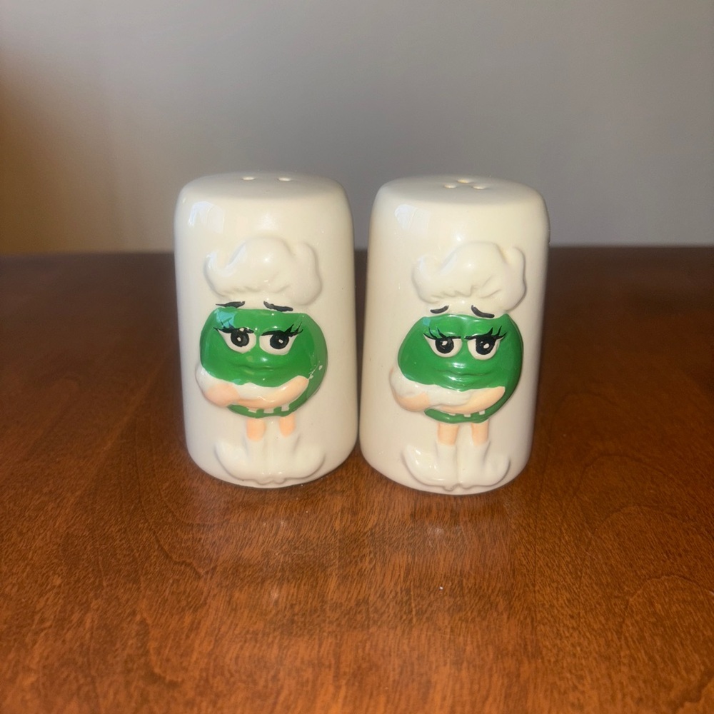 Vintage M&M Salt & Pepper Shakers